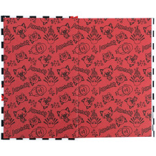 Книга записная твердая обложка А6, 80л., кл., AR