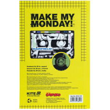 Книга записная твердая обложка А6, 80л., кл., GF