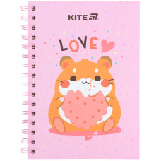 Блокнот на спирали картонная обложка, А5, 80л., кл., Cute 3