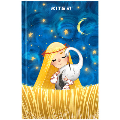 Книга записная твердая обл. А6, 80 л. кл UA-1 - K24-199-1 Kite