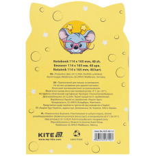 Блокнот м'яка обкладинка, 48л., Cheese Mouse