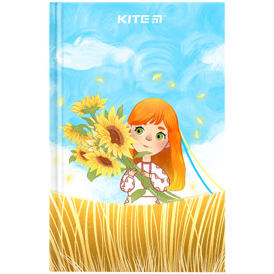 Книга записна тверда обл. А6, 80 л. кл UA-2 - K24-199-2 Kite