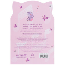 Блокнот м'яка обкладинка, 48л., Pink cat