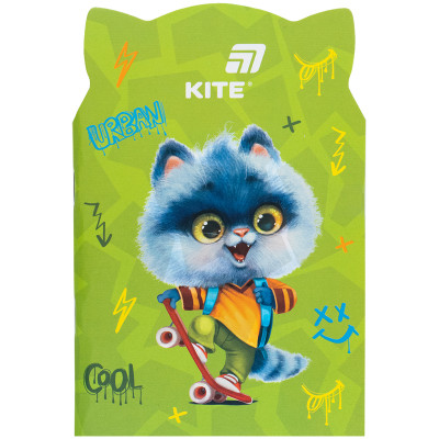 Блокнот м'яка обкладинка, 48л., Skate cat