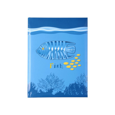 Блокнот дитяча серія "Риба" А6, клітка, 80 л. - O20326-11 Optima