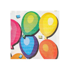 Набір із 20 двошарових серветок Ballons 33х33 см