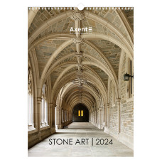 Календарь настенный А3 2024г, Stone Art