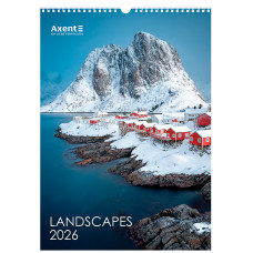 Календар настінний А3 2026, Landscapes
