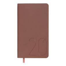 Щотижневик дат. 2026 кишеньк. MORANDI STYLE, 85*153, мідний, штучна шкіра
