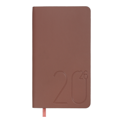 Щотижневик дат. 2026 кишеньк. MORANDI STYLE, 85*153, мідний, штучна шкіра