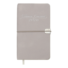Щотижневик  датов. 2026 кишеньк. VELOUR, 85*153, світло-сірий, штуч.шкіра