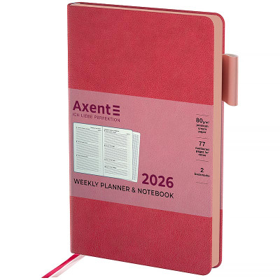 Еженедельник 2026 Partner Soft Muse, 125*195, розовый