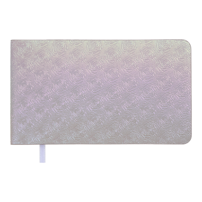 Щотижневик дат. 2026 кишеньк. BLOOM, 153*87, срібний, штуч. шкіра