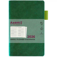Еженедельник 2026 Partner Soft Muse, 125*195, зеленый