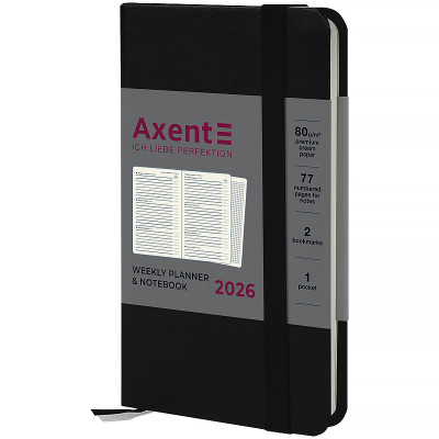 Еженедельник 2026 Pocket Strong, 90*150, чёрный