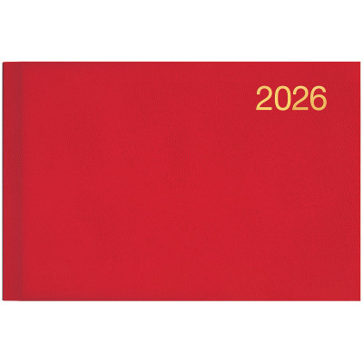 Еженедельник 2026 карманный  Torino Trend красный