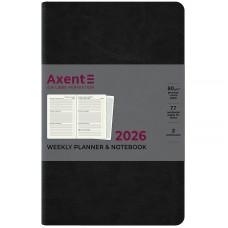 Еженедельник 2026 Partner City Soft, 125*195, черный