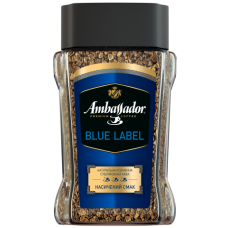 Кофе растворимый Ambassador Blue Label, сткл.б. 95г*10