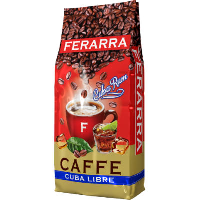 Кава в зернах 1000г, CAFFE CUBA LIBRE з клапаном,  FERARRA - fr.75169