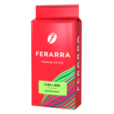 Кава мелена 250г, вак.уп., CAFFE CUBA LIBRE, FERARRA - fr.72410