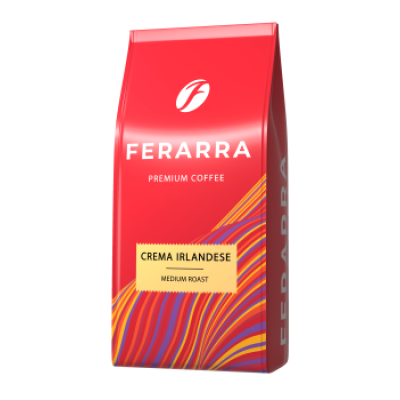 Кава в зернах 1000г, CAFFE CREMA IRLANDESE з клапаном,  FERARRA - fr.75183