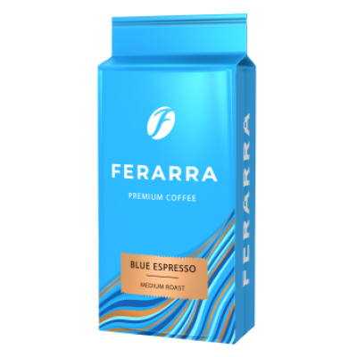 Кава мелена 250г, вак.уп., CAFFE Blue Espresso, FERARRA - fr.18410