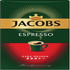 Кава мелена 450г, пакет,  Espresso Jacobs Monarch