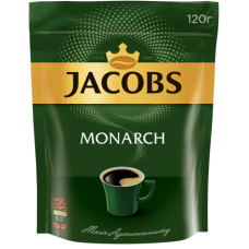 Кофе растворимый Jacobs Monarch, 120г , пакет