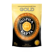 Кофе растворимый Черная Карта Gold, пакет, 60г*30 (8718)