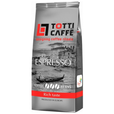 Кава в зернах TOTTI Cafe Espresso, пакет 1000г*6 - tt.52085 ПРОДУКТЫ ПИТАНИЯ