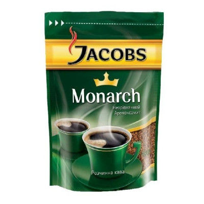 Кофе растворимый Якобс Монарх 205гр эконом упаковка - 08859 PRO