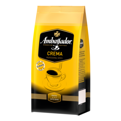 Кава в зернах Ambassador Crema, пакет 1000г*6 - am.52081 ПРОДУКТЫ ПИТАНИЯ