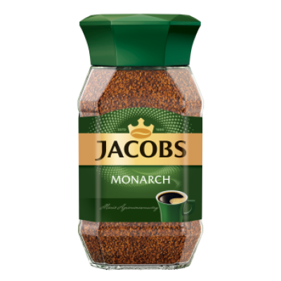 Кофе растворимый Jacobs Monarch, 190г , стекло - prpj.90908 ПРОДУКТЫ ПИТАНИЯ