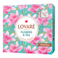 Чай ассорти «Портфельчик» 12 видов пакетиков по 5 шт, LOVARE