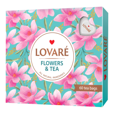 Чай асорті «Портфельчик» 12 видів пакетиків по 5 шт, LOVARE - lv.16171