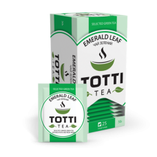 Чай зелений TOTTI Tea «Смарагдовий лист», пакетований, 2г*25*32