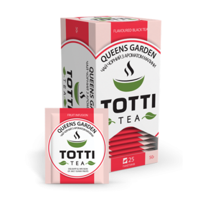 Чай фруктовый TOTTI Tea «Королевський сад», пакетированный, 2г*25*32 tt.51503