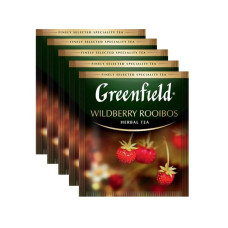 Чай фруктовий Greenfield Wildberry Rooibos 100пак х 2г