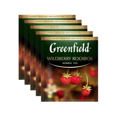 Чай фруктовий Greenfield Wildberry Rooibos 100пак х 2г - 26890