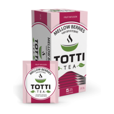Чай фруктовий TOTTI Tea «Соковиті ягоди», пакетований, 1,5г*25*32