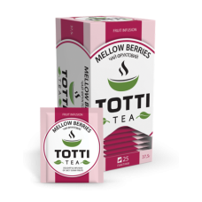 Чай фруктовый TOTTI Tea «Сочные ягоды», пакетированный, 1,5г*25*32