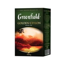 Чай чорний GOLDEN CEYLON, 100г, "Greenfield", лист