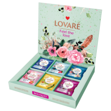 Чай асорті «Bouquet» 6 видів пакетиків по 5 шт, LOVARE