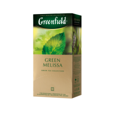 Чай зелений GREEN MELISSA 1,5гх25шт., "Greenfield", пакет
