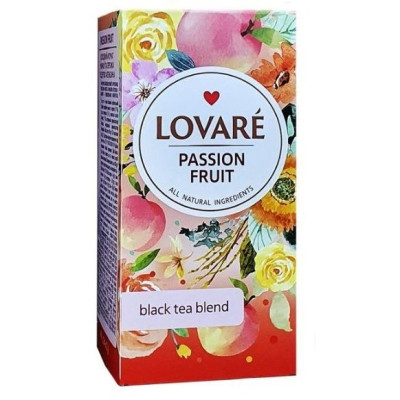 Чай чорний Lovare Passion fruit 24пак х 2г - 26965