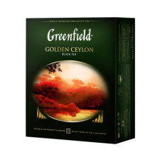 Чай чорний GOLDEN CEYLON 2гх100шт. "Greenfield", пакет