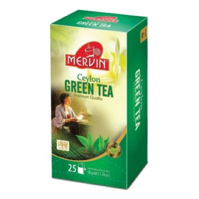 Чай зелений Mervin 25пак х 2г - 26853 ПРОДУКТЫ ПИТАНИЯ