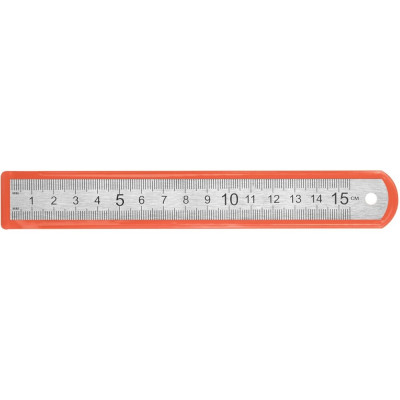 Линейка 15 см, металлическая - E81388 Economix