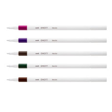 Лайнер uni EMOTT 0.4мм fine line, Vintage Color, 5 кольорів