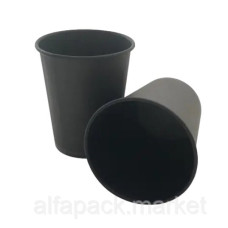 Стакана паперовий 110 мл, Total BLACK 50 шт/уп